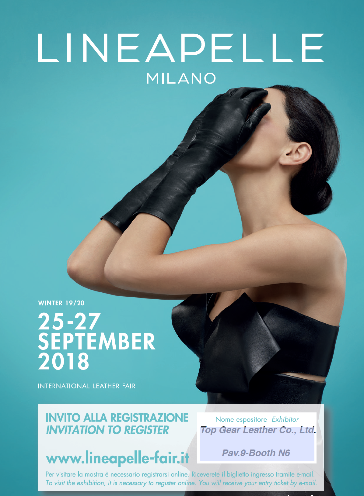 2018 LINEAPELLE-Herfst/Winter 9/25-9/27